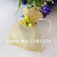 Высокое качество 12*15 см многоцветный узор подарок из органзы конфеты сумки ювелирные упаковочная сумка#3