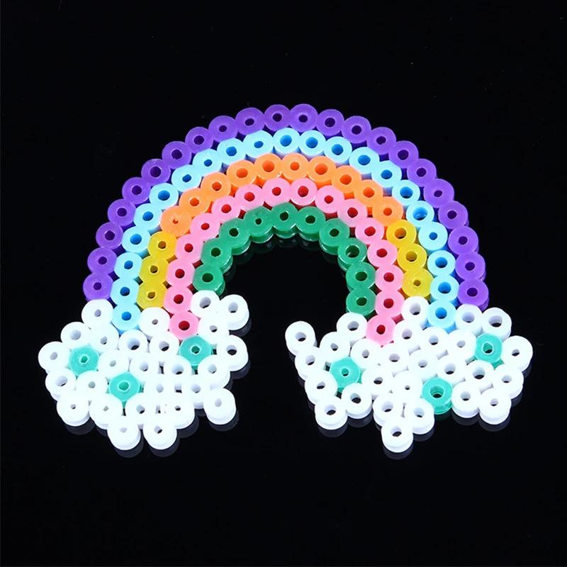 Бисер Perler 1000 шт. 5 мм для детей рукоделия с плавким наконечником многоцветные