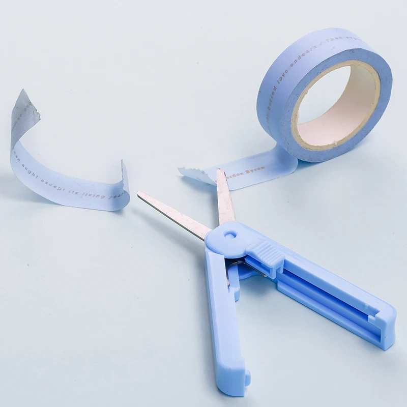 1 шт. простые цветные телескопические ножницы Маленькие и портативные DIY ножницы для резки бумаги