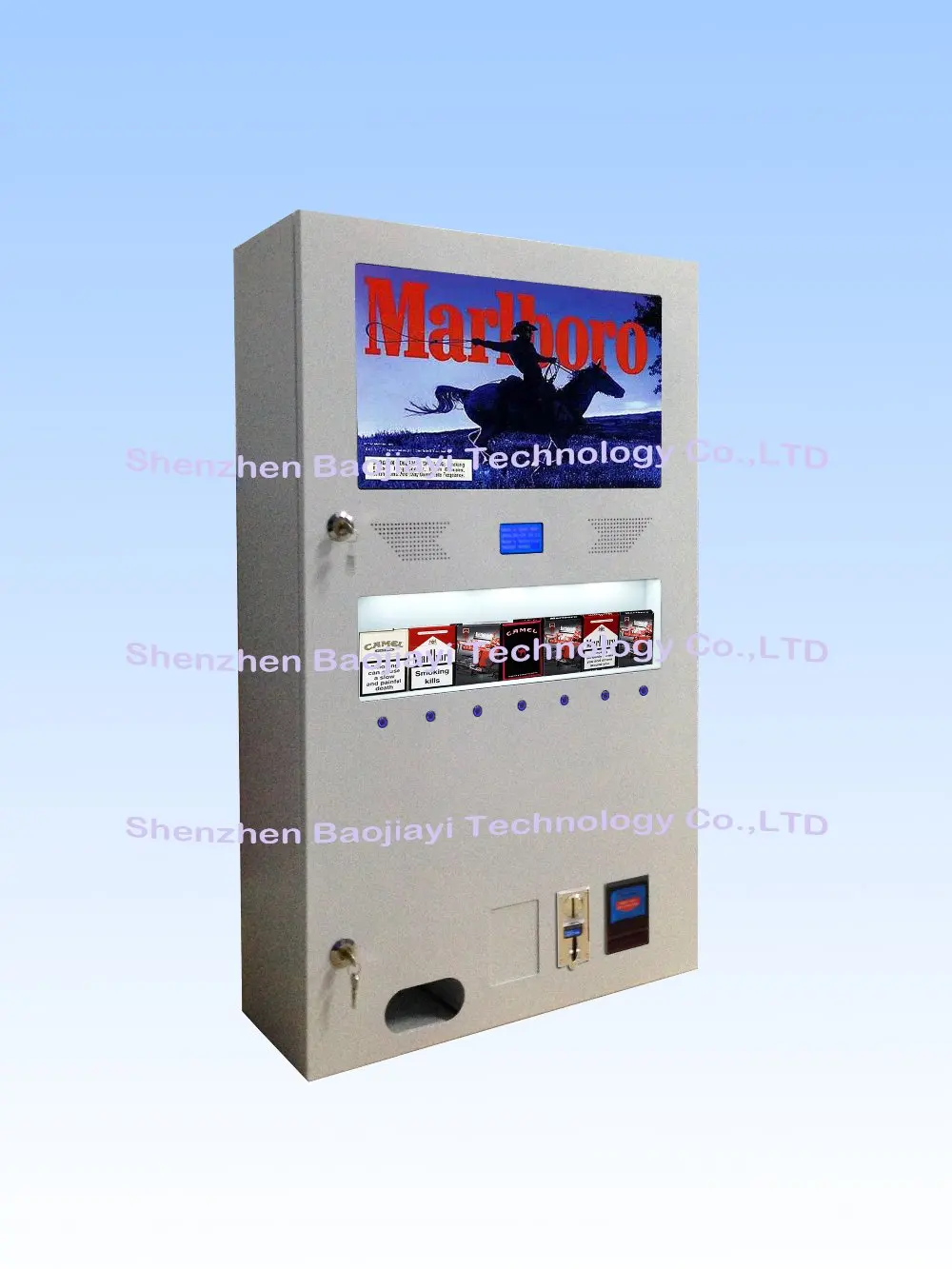 

small commodity vending machine BJY1000 with 24'' advertisement LCD