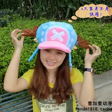 Один кусок Тони Чоппер два года после шляпы синий розовый шляпы для косплея