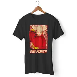 One Punch Man Мужская и женская футболка уличная забавная одежда с принтом Hip-Tope Мужская футболка Топы футболки мультфильм