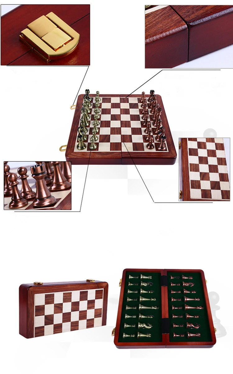 Jeu D'échecs En Bois classiques de haute qualité