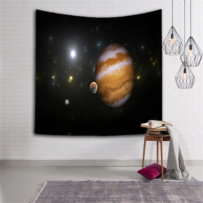 

Psychedelic Galaxy Space Hanging Wall Tapestry Throw Rug Blanket Camping Tent Travel Mattress Sleeping Pad Beach Towel Home Deco