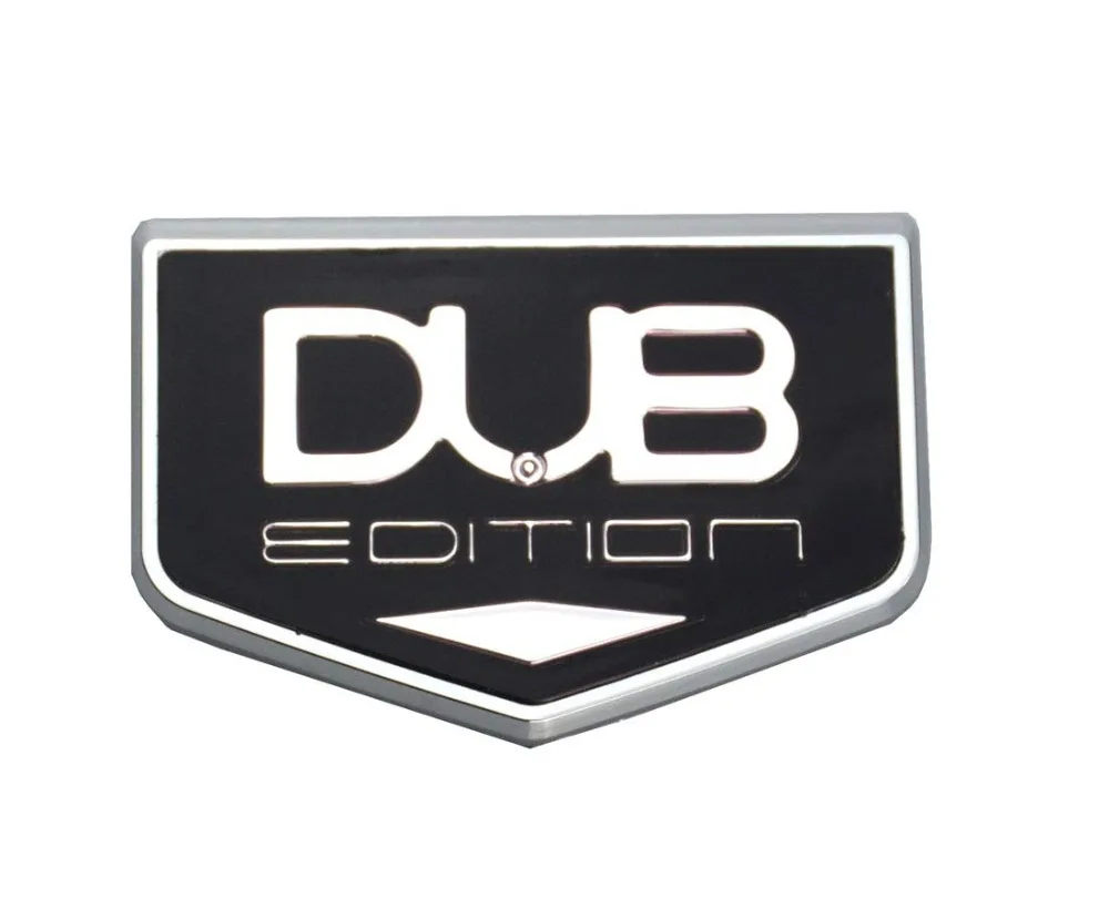 2 шт Dub Edition Прямая замена эмблемы для MoparHood Trunk& Fender(хром черный