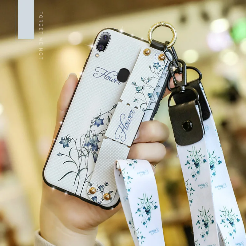 White Ремешок чехол для samsung Galaxy S10e S8 S9 S10 плюс S7 края Примечание 8 9 M10 M20 A10 A30 A50 A5 A7 A6 плюс ремешок крышки - Цвет: White