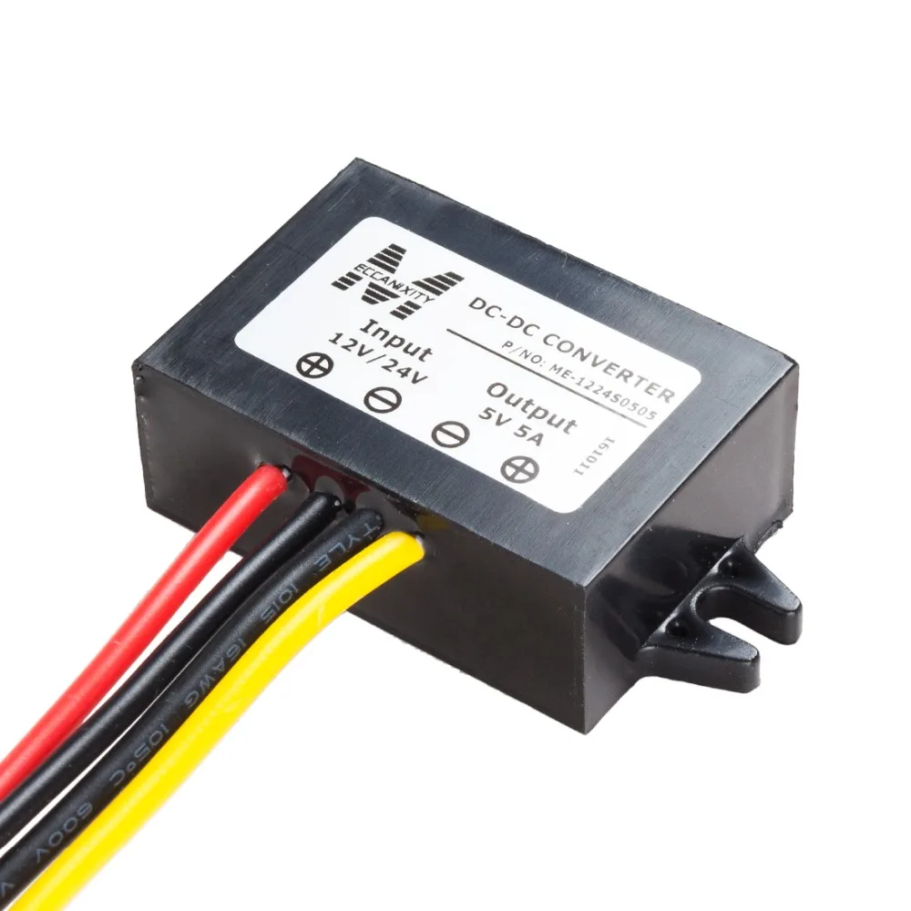 

Waterproof Regulator Module Step Down DC 12V 24V to DC 5V 5A 25W for Bus Motor Voltage Converter Transformer
