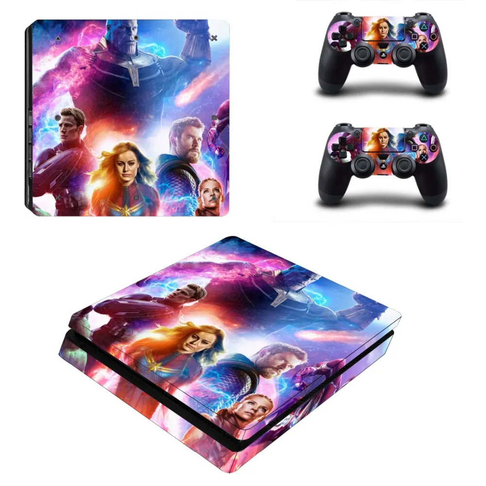 Мстители Endgame Железный человек PS4 тонкий стикер кожи виниловая наклейка для