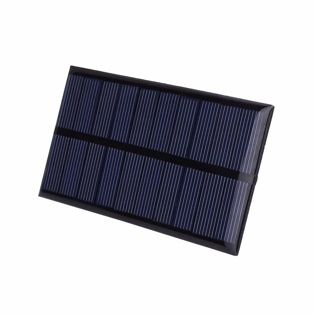 МВ Мощность солнечных батарей 5V 1W поликристаллический кремний и Панели солнечные Зарядное устройство Портативный "сделай сам" Солнце Мощность Солнечный Мощность солнечных батарей Панель модуль