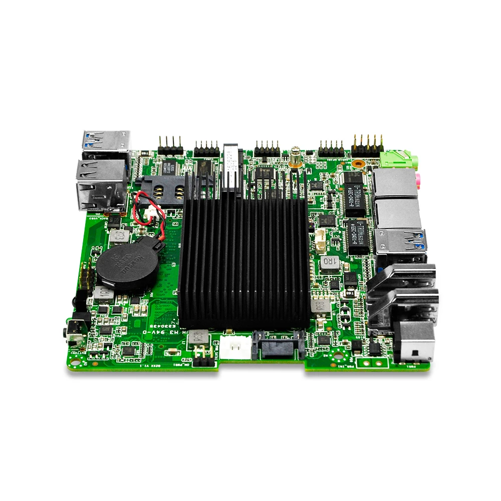  OEM Qotom mini pc board Q3060G2-P celeron J3060 dual core Low Power 6W 3Display Fanless support win