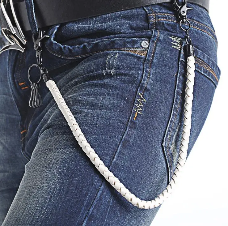 Для мальчиков Панк Пояс-цепочка на талию для мужчин и женщин s PU модные брюки цепь хип-хоп цепь для мужчин и женщин металлическая цепь 6 цветов