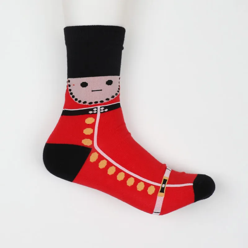 Happy sock, забавные мужские и женские Короткие хлопковые носки, цветные повседневные дизайнерские модные летние Носки с рисунком Харадзюку - Цвет: r05-20