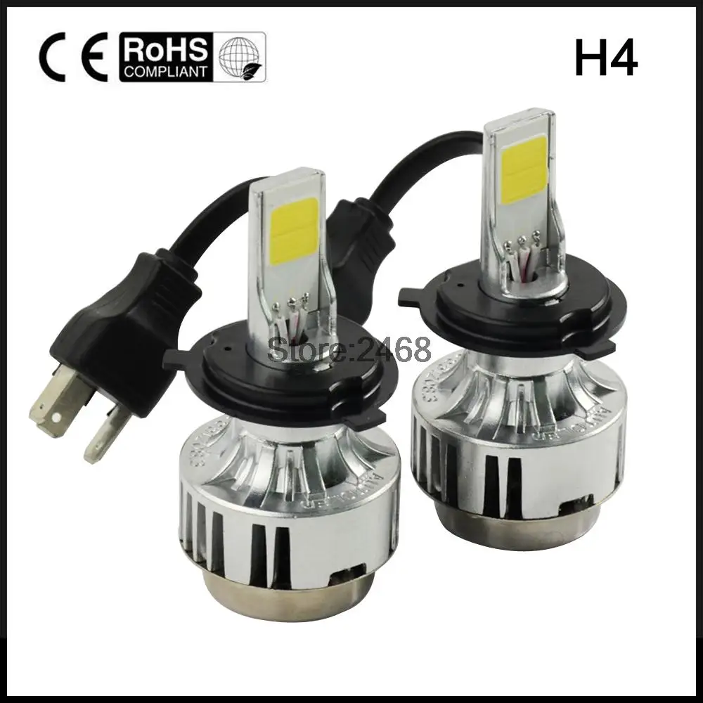 

Auto Care H4 Car Led Headlight High Power Diamond Auto H4 Hi/lo High Low 66W White 6000K Repalcement Bi xenon Headlamp