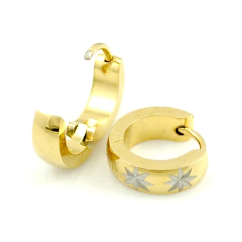 

Hot High Quality Snowflake Pattern Earring For Women Stainless Steel New Style Earrings Jewelry Nice Party Gift HE1040A