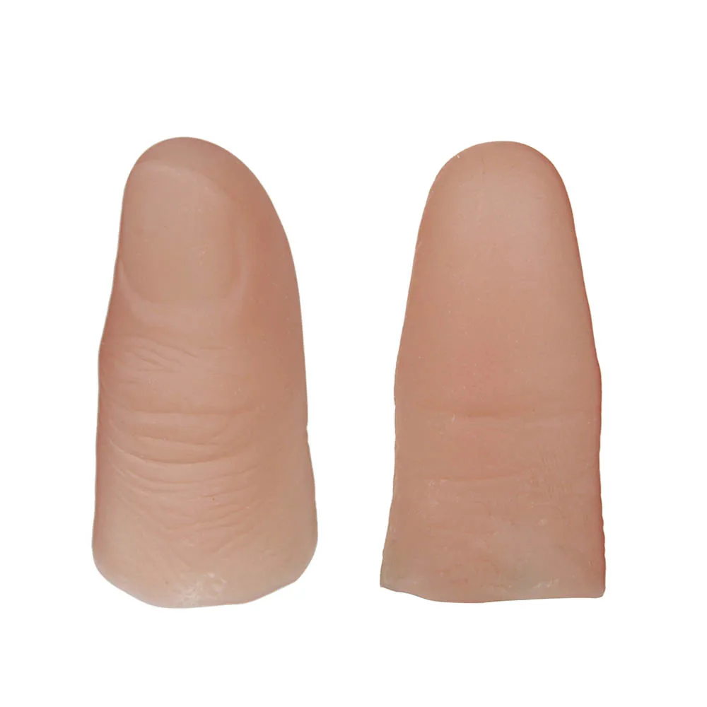 

1pc Soft Plastic with A Large Nail Magic Finger Sets Simulation Thumb American Thumb Sets False Finger Magic Show Props Ingbaby