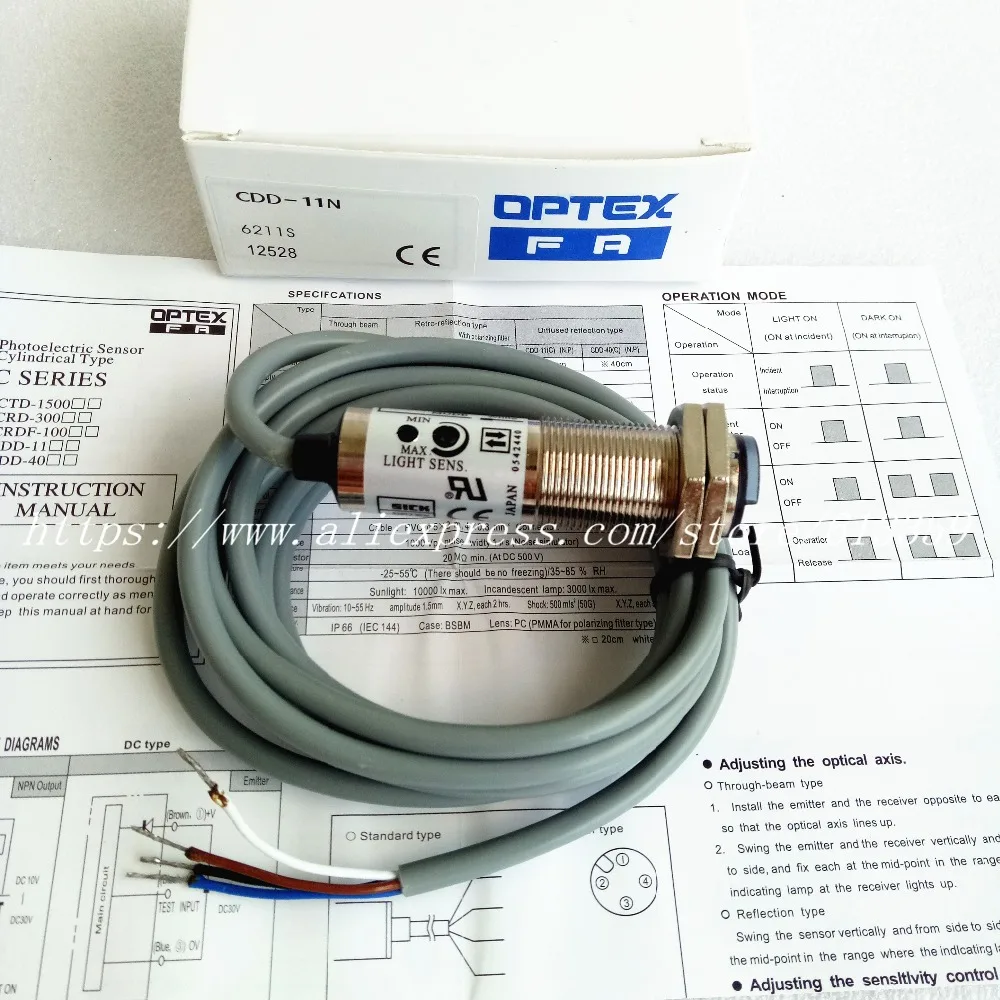 1pcs Brand New OPTEX Photoelectric Switch CDD-11N CDD11N 