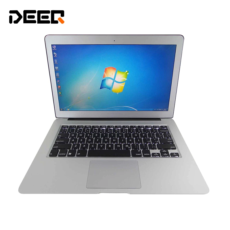 Prix Livraison gratuite 13.3 pouce windows8 10 Intel Celeron 2957u 8g RAM 256g SSD 7000 mah ordinateur portable construit dans caméra rétro éclairage clavier