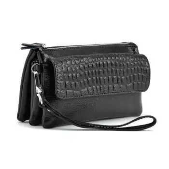 

Women Genuine Leather Wallet Purse Female Cosmetic Phone Bag for Women Money Clip Ladies Clutch Coin Holder Women's Purse QB143