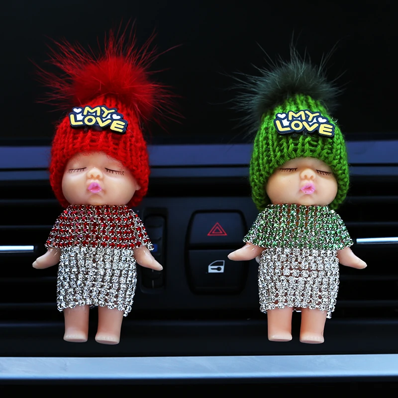 

Car smell Solid Perfume Clip Ornament Cartoon Smell Fragrance Flavor Car Air Freshener Outlet Vent