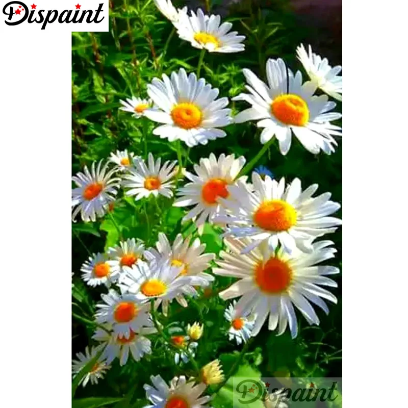 

Dispaint Full Square/Round Drill 5D DIY Diamond Painting "Flower landscape" 3D Embroidery Cross Stitch Home Decor Gift A12484