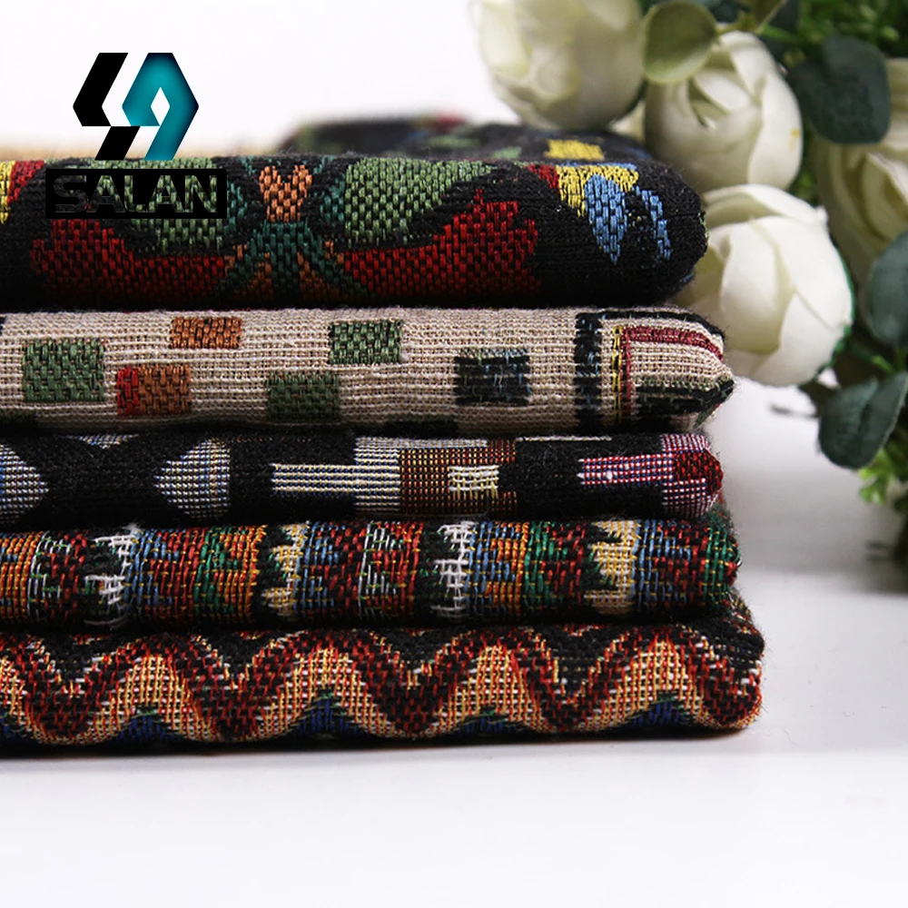 Классическая цена Национальная ветровая ткань льняная одежда для дивана со