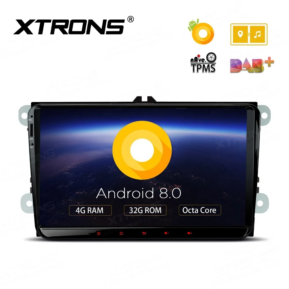 Top Android 8.0 OS 9" Car Multimedia Navigation GPS Radio for Volkswagen Amarok 2010-2015 & Caddy 2003-2015 & T5 Multivan 2010-2013 1