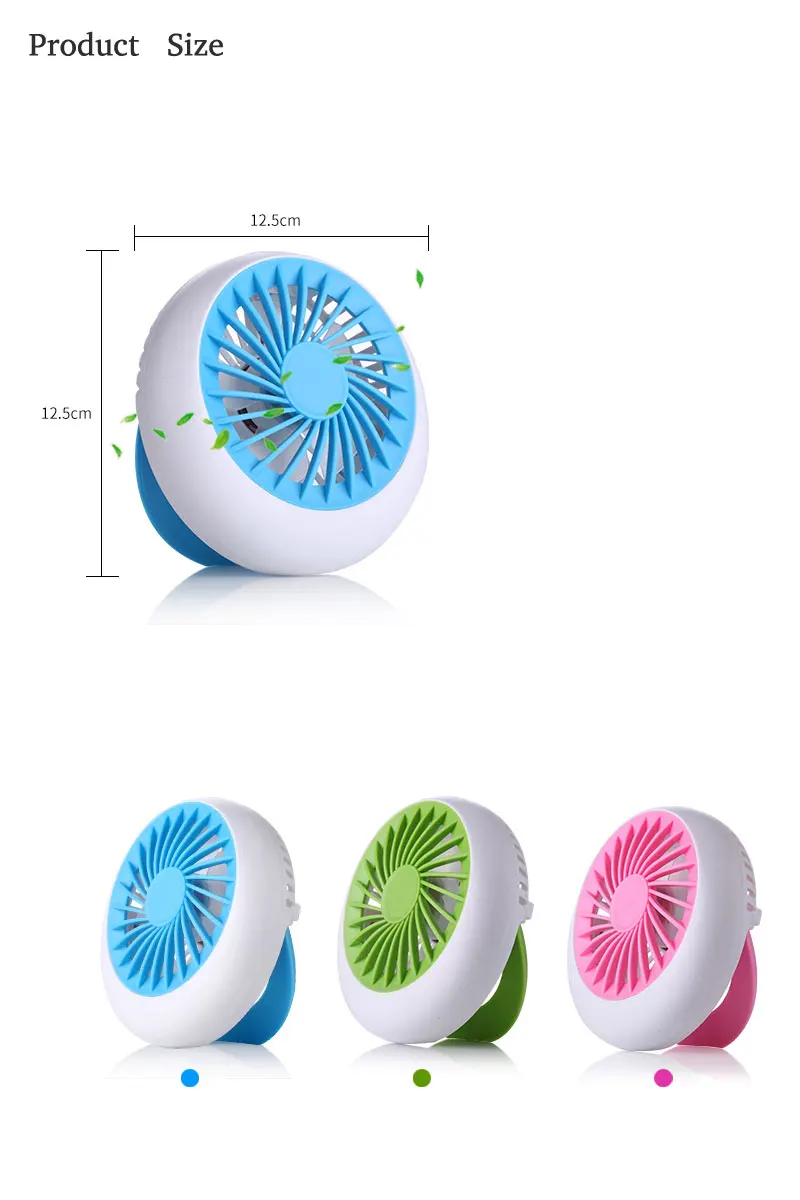 Перезаряжаемый переносной usb-вентилятор настольный мини вентилятор для офиса USB электрический кондиционер небольшой вентилятор регулировка угла 1200mA