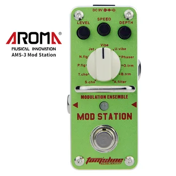 

AROMA AMS-3 Loop Guitar Pedal Looper Electric Guitar Effect Pedal True Bypass Unlimited Overdubs Guitar Bass Aluminum Alloy
