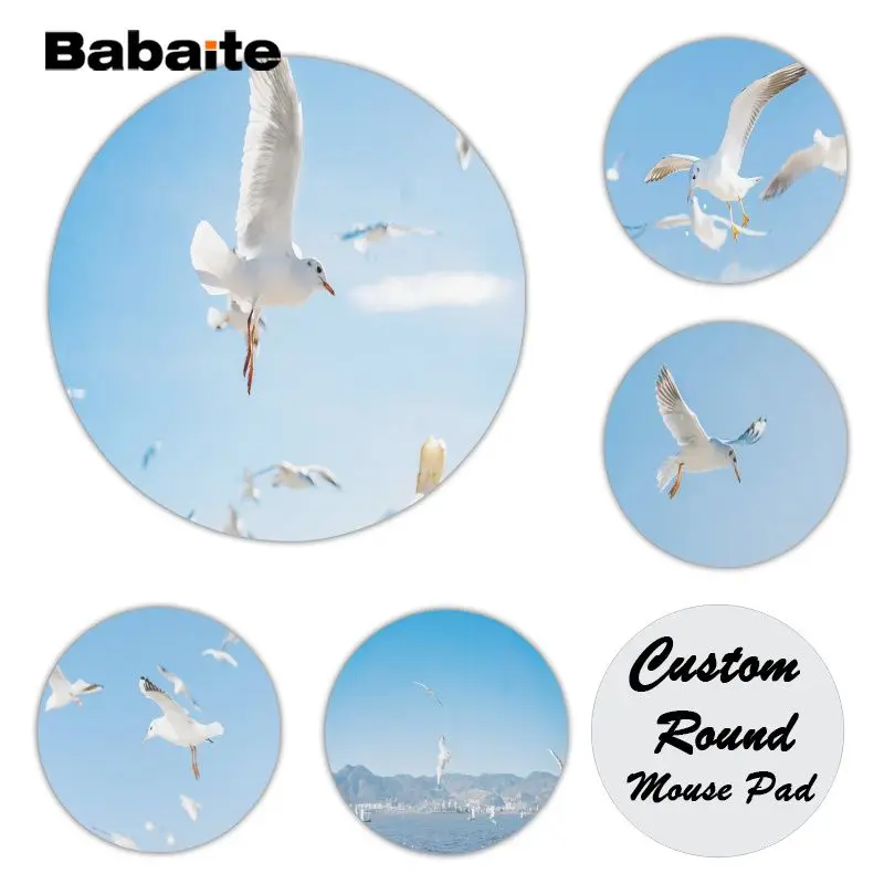 Игровые коврики Babaite Seagull для геймеров Размер 20x20 см версия скорости круглые |