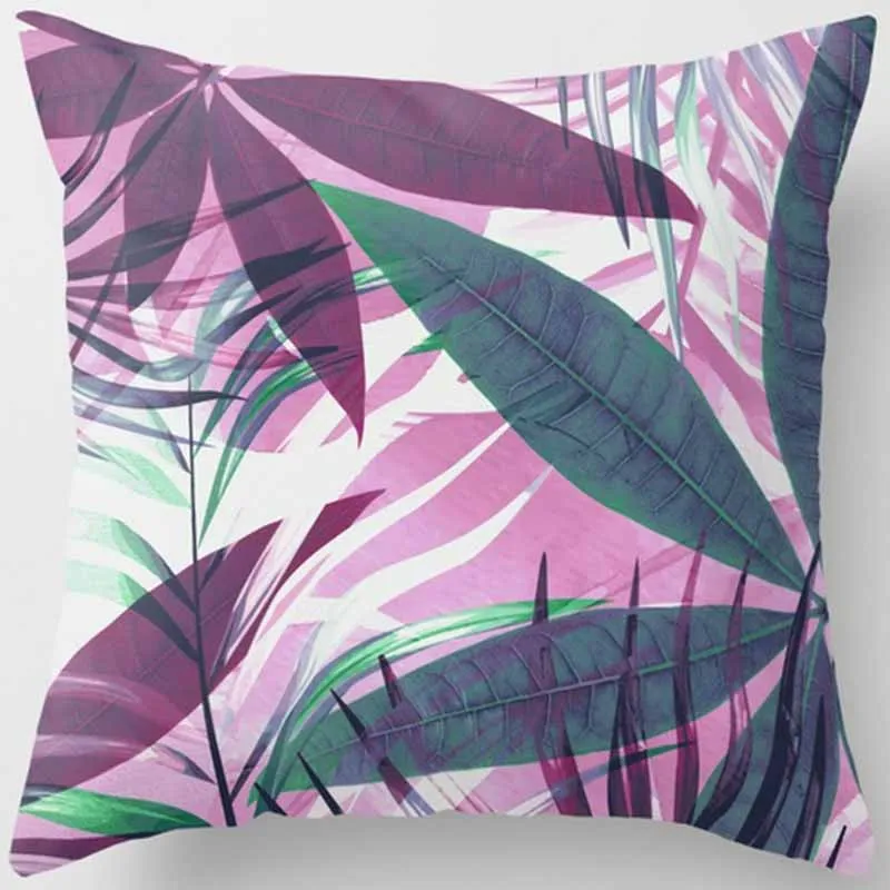 Tropical plants pineapple thick pillow case flower double sides pattern pillow cover mandala beauty square pillow case 45*45