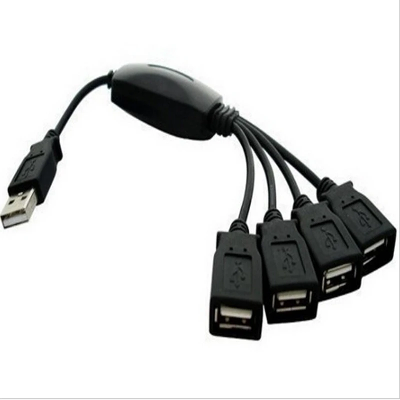 4 в 1 высокоскоростной 4 порта USB 2,0 кабель мульти хаб расширения/сплиттер концентраторы кабель адаптер конвертер для ПК ноутбука Destop Hi-Q