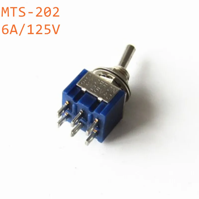20 pcs 6-Pin DPDT ON-ON Mini Toggle Switch 6A 125V AC Mini Switches 