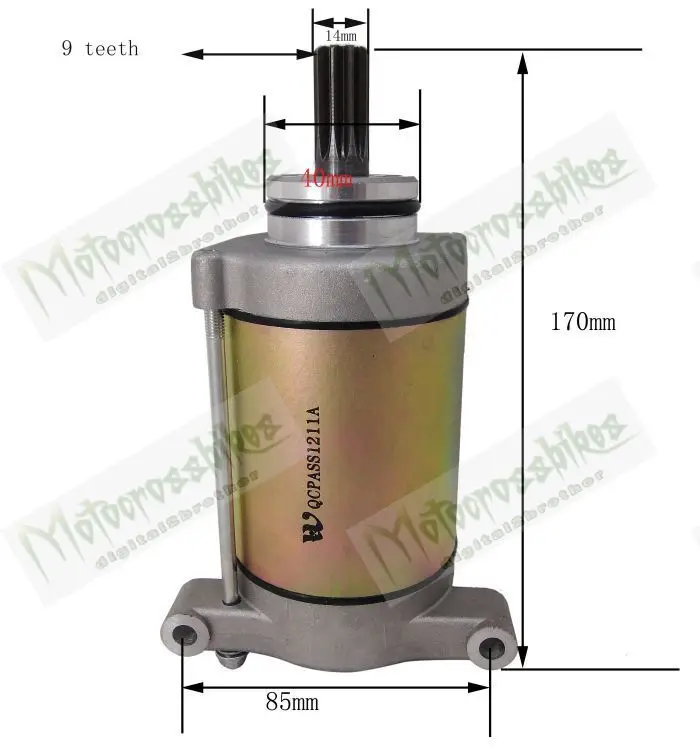 

Motorcycle Engine Starter Motor For CFmoto CF188 CF500 UTV ATV 500CC CF 188 500 0180-091100-0010