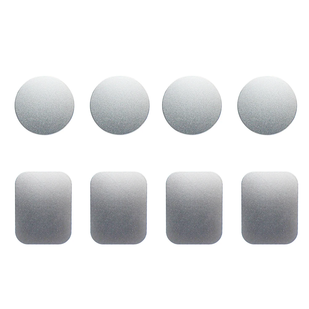 

8pcs/set Metal Plates Sticker for Smartphones Tablets GPS Devices Replace For Magnetic Car Mount Magnet Phone Holder