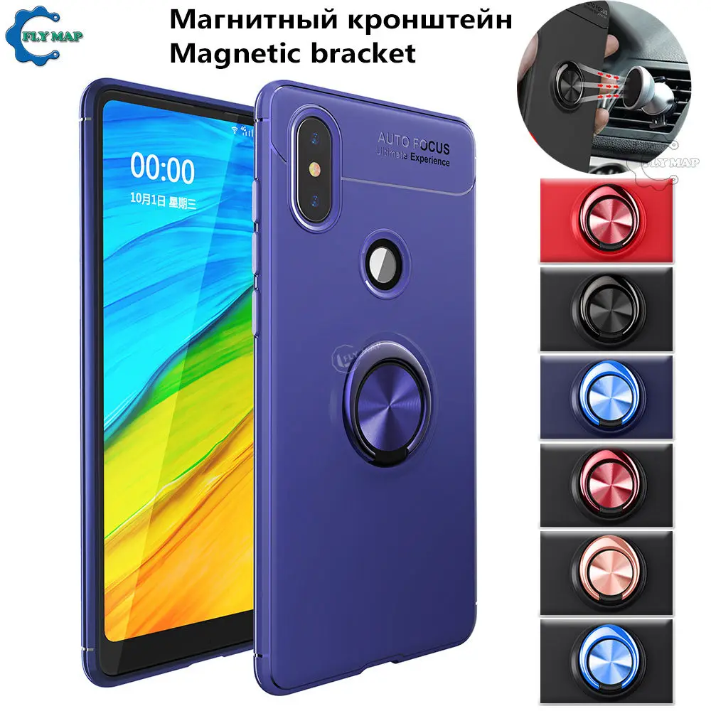 Silicone Case for Xiaomi Redmi Note 6 Pro 6Pro M1806E7TG Invisible Bracket Phone Cover Note6 Note6Pro |