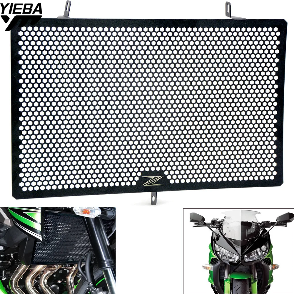 Motorcycle Stainless Radiator Guard Protector Grille Grill Cover for KAWASAKI Z1000 Z 1000 ZR1000F ZR 1000 F ZR1000G 2014-2016