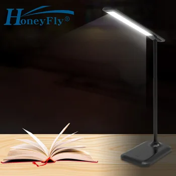 

HoneyFly Patented LED Desk Lamp 7W 5V Eye Protection Lamp USB 3-Color Flexible Soft Tube LED Table Light Book Light Home Office