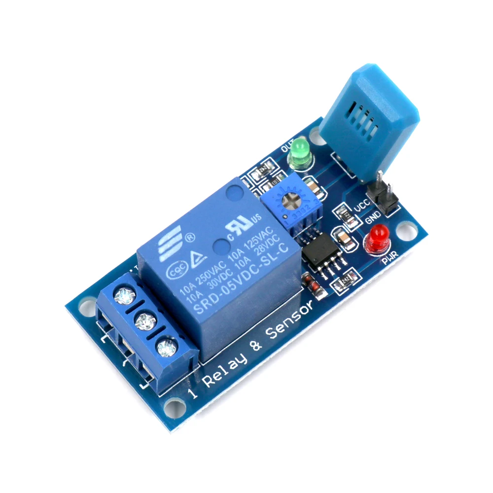 

1PCS 12V Humidity Sensitive Switch Relay Module Humidity Controller Humidity Sensor Module