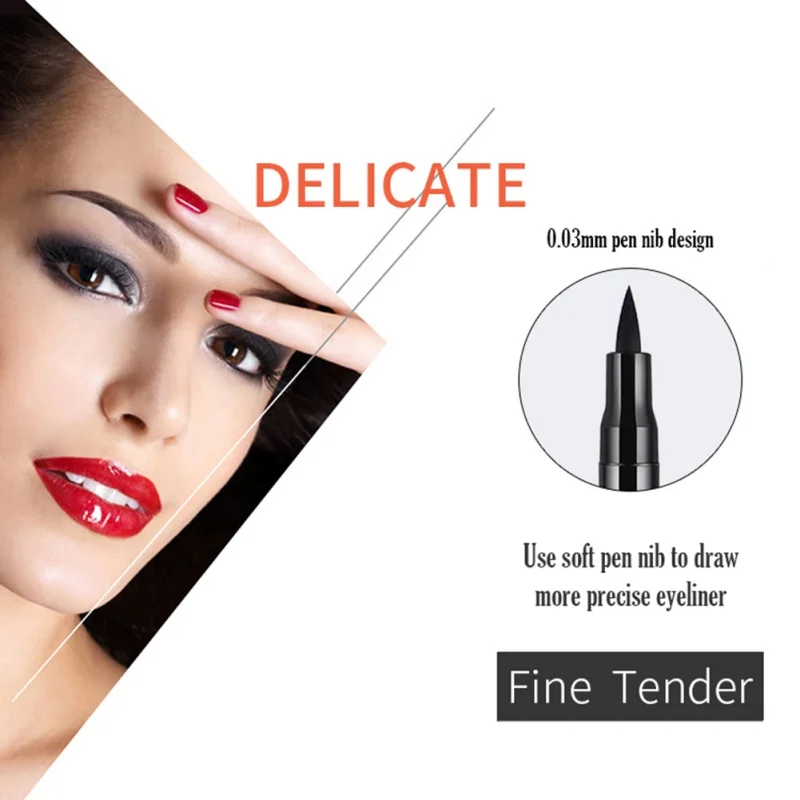 Black Liquid Eyeliner Pencil Waterproof Eye Liner Pen Eyes Marker Contour For Lady Cosmetics Make Up |