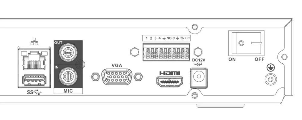 Сетевой видеорегистратор Dahua NVR4208-4KS2 NVR4216-4KS2 NVR4232-4KS2 8/16/32 канала 1U 4K и H.265 Lite Сетевой Видео Регистраторы