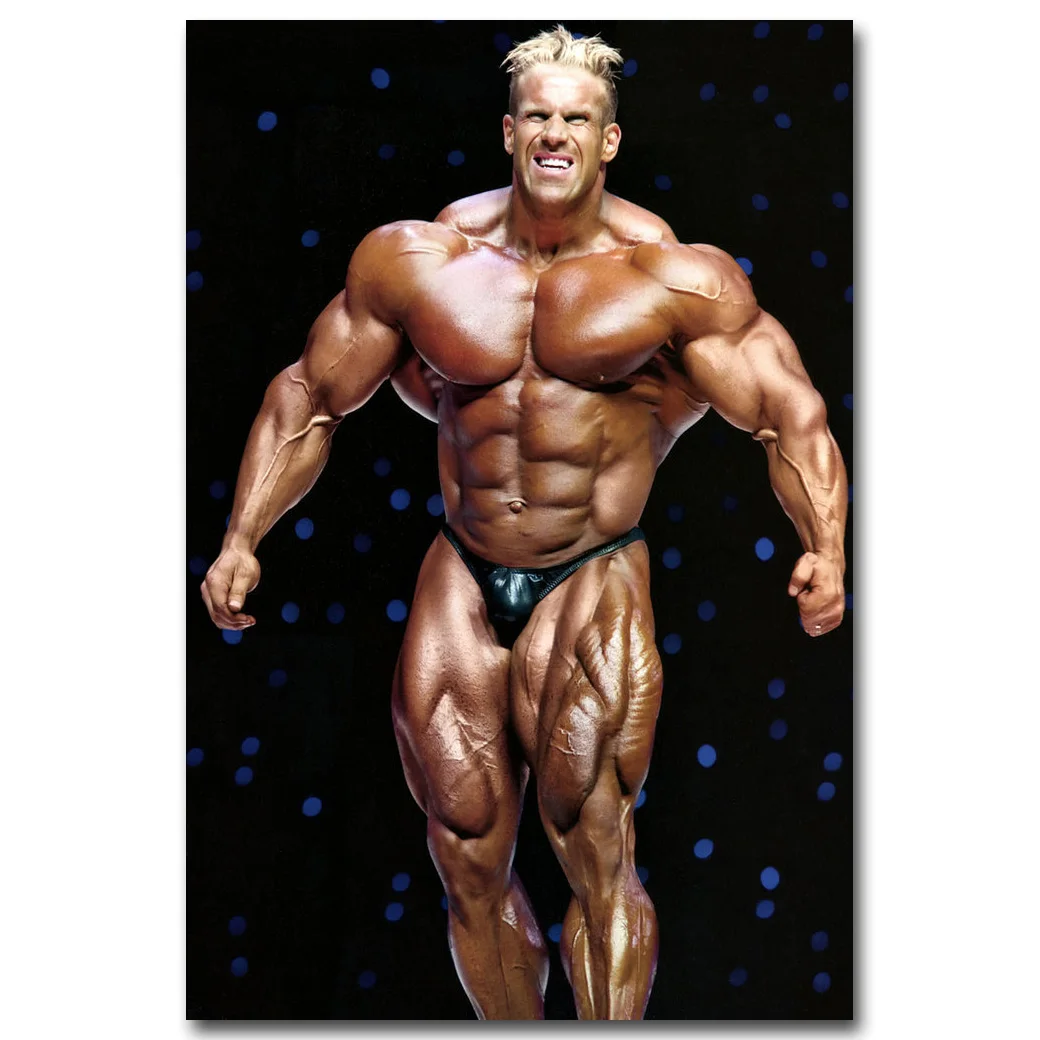 

Bodybuilding Motivational Art Silk Poster Print 13x20 24x36 inch Fitness Exercise Picture for Modern Gym Room Wall Decor 013