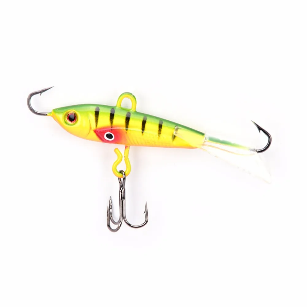 1 Pcs 60mm/10.5g Spoon Metal Lures Ice Fishing Lures Hard Bait Fresh Water Bas Fishing Tackle