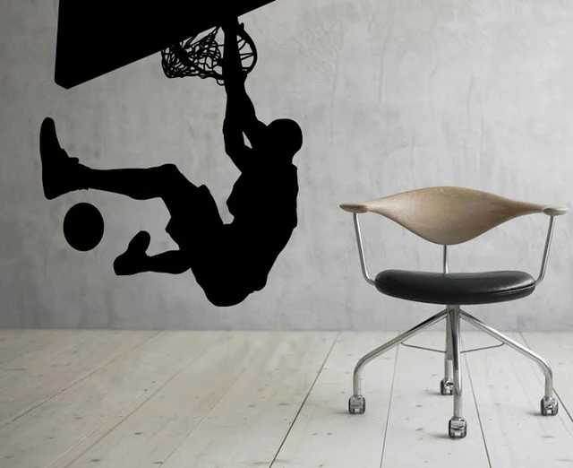 NBA Slam Dunk Basketball Sport WALL ART STICKER VINYL DECAL ROOM