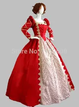 Платье в викторианском стиле красная фотосессия одежда для реконструкции