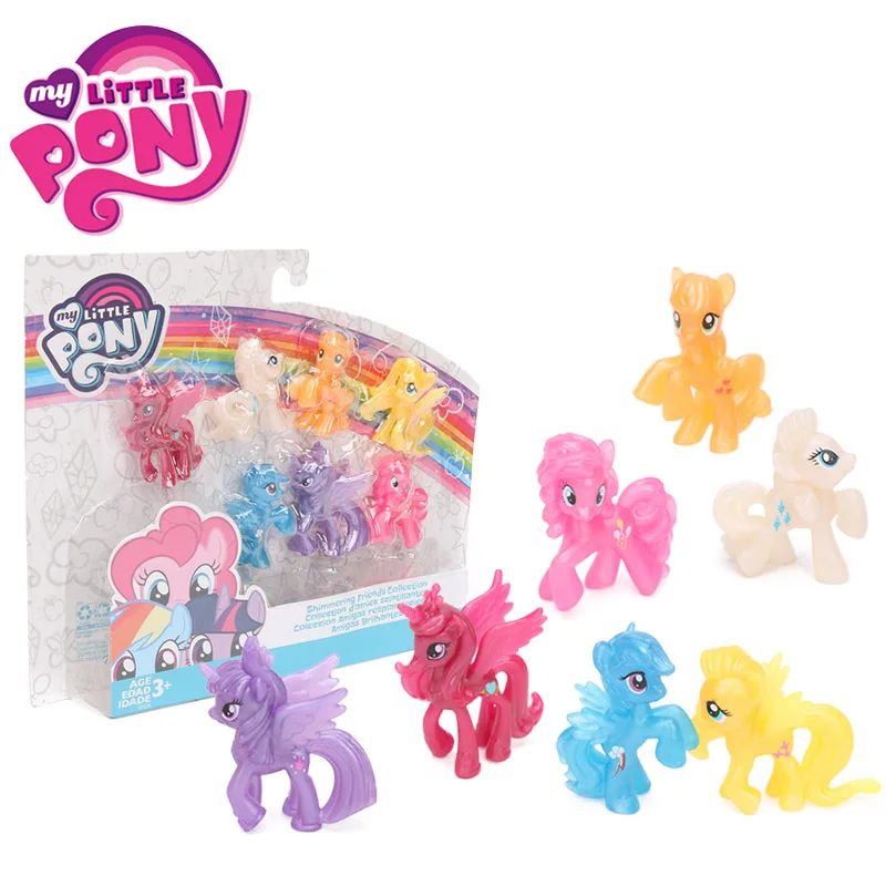 5 см игрушки My Little Pony сверкающая коллекция друзей Набор фигурок Пинки пай Рарити