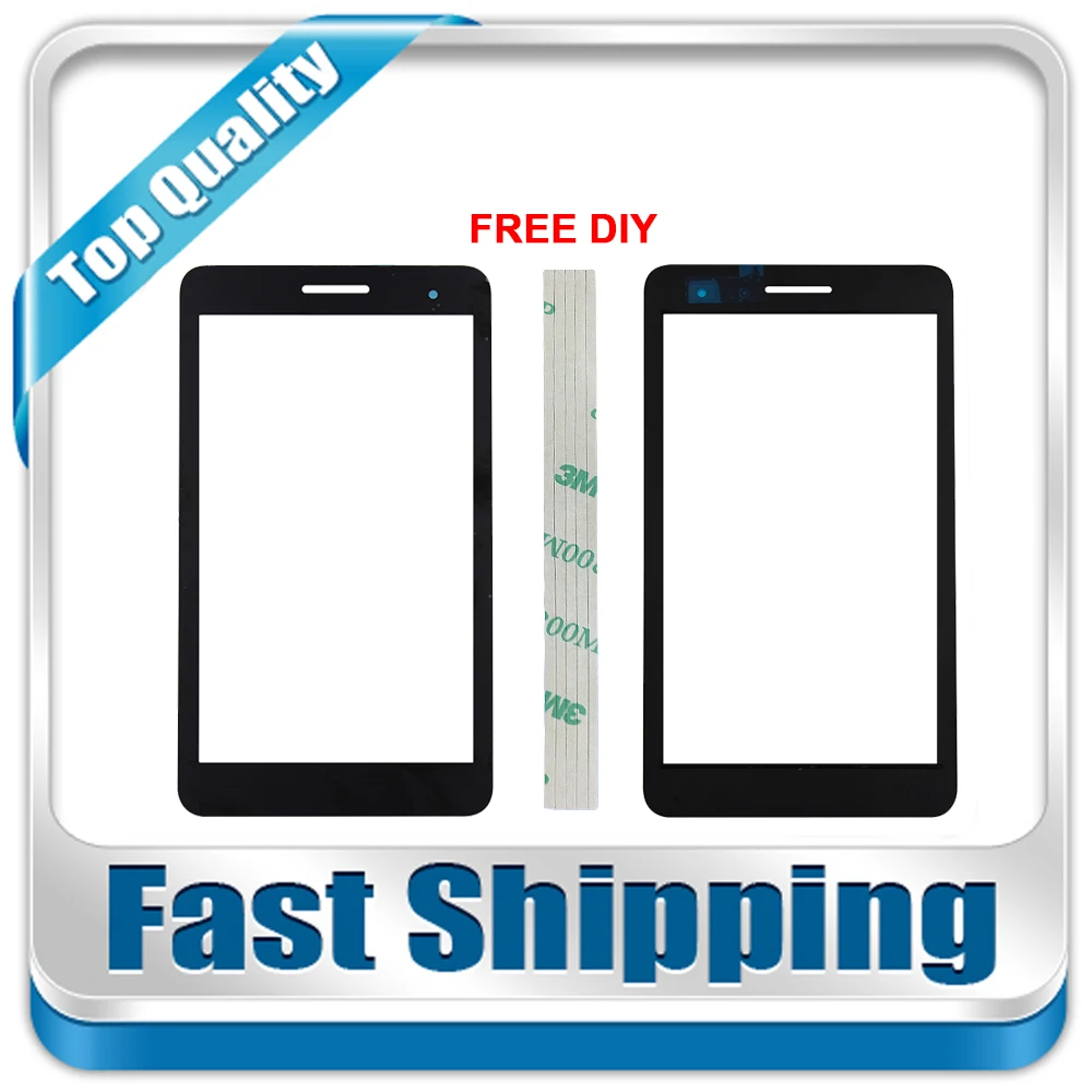 

New For Huawei Honor Play Mediapad T1-701 T1 701U T1-701U Replacement Digitizer Panel Front Glass Lens White Black 7-inch