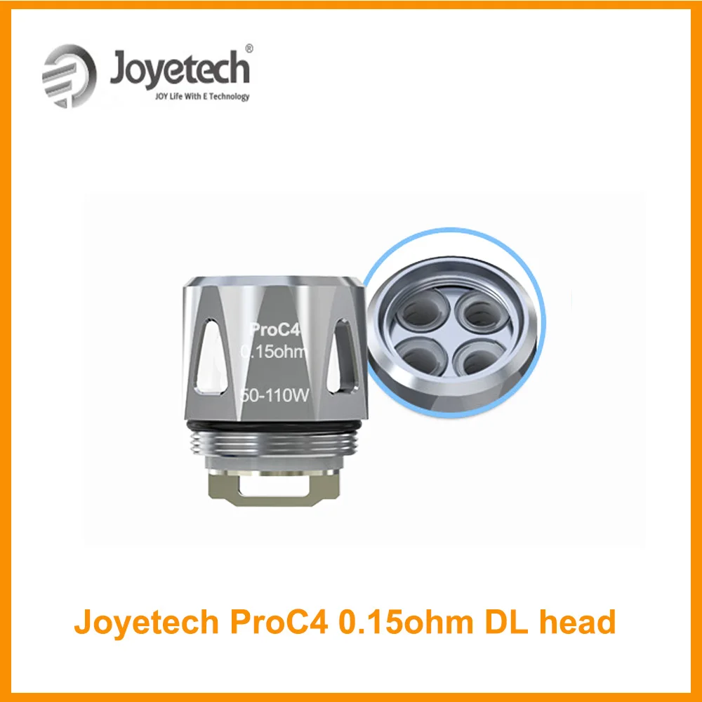 

Original Joyetech ProC Series Heads-ProC4(0.15ohm) DL Head ProCore Aries Tank and eVic Primo mini Atomizer Electronic Cigarette
