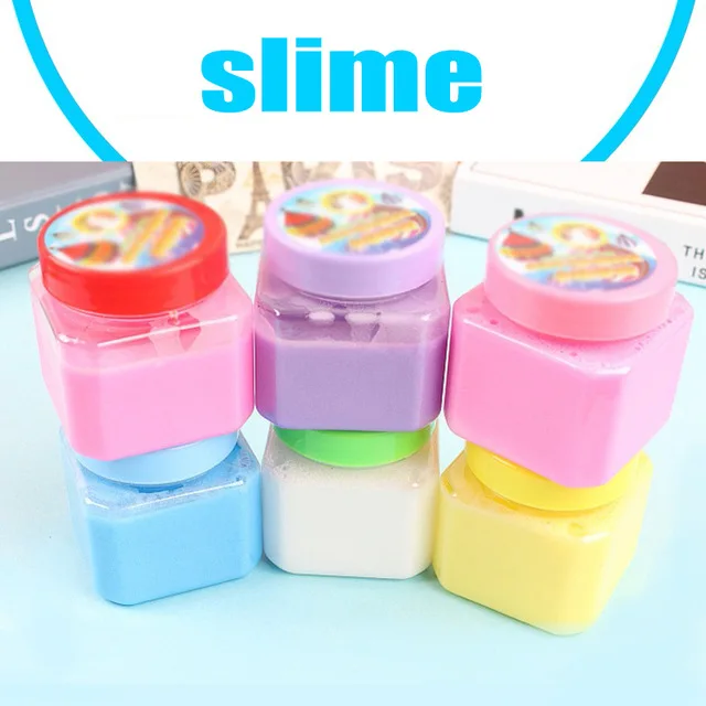

3D Fluffy Floam Slime Scented Stress Relief No Borax 2018 New Arrival Funny 70g DIY Cotton Slime Clay Education Craft Mud Toy