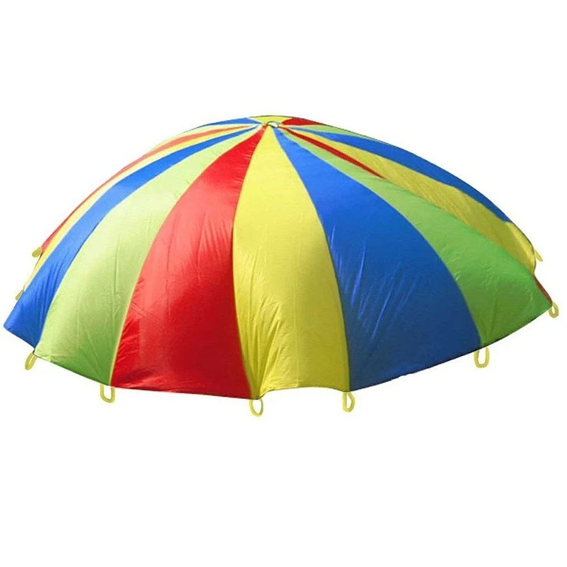 TOYANDONA Umbrella Parachute Toy Parachute Outdoor Games Activities Toys with 4 Air Sticks TOYANDONA Umbrella Parachute Toy Parachute Outdoor Games Activities Toys with 4 Air Sticks