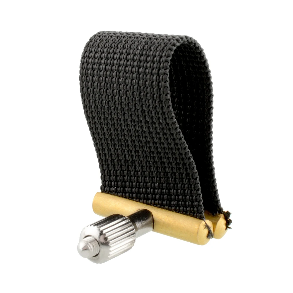 

Fabric Ligature Mouthpiece w/Fattener For Alto Tenor Saxophone Portable